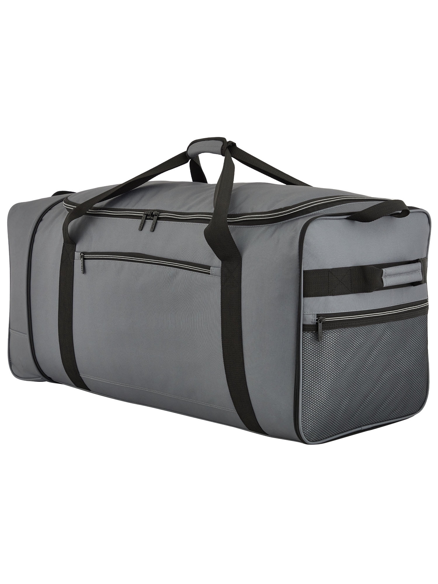 Protégé Navigation 36-Inch Jumbo Tri-Fold Collapsible Rolling Locker Duffel Bag, Gray