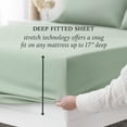 thumbnail image 3 of Hotel Style 1000 Thread Count Green River Egyptian Cotton-Rich Blend Luxury Bed Sheet Set, King, 3 of 10