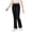 Black, variant on Girls Uniform Pants Girls Yoga Pants Bootcut Wide Leg Foldover Flares Athletic High Waisted Bell Bottom Trendy Teen Outfits Kids Clothes Sky Blue Size,5-6 Years