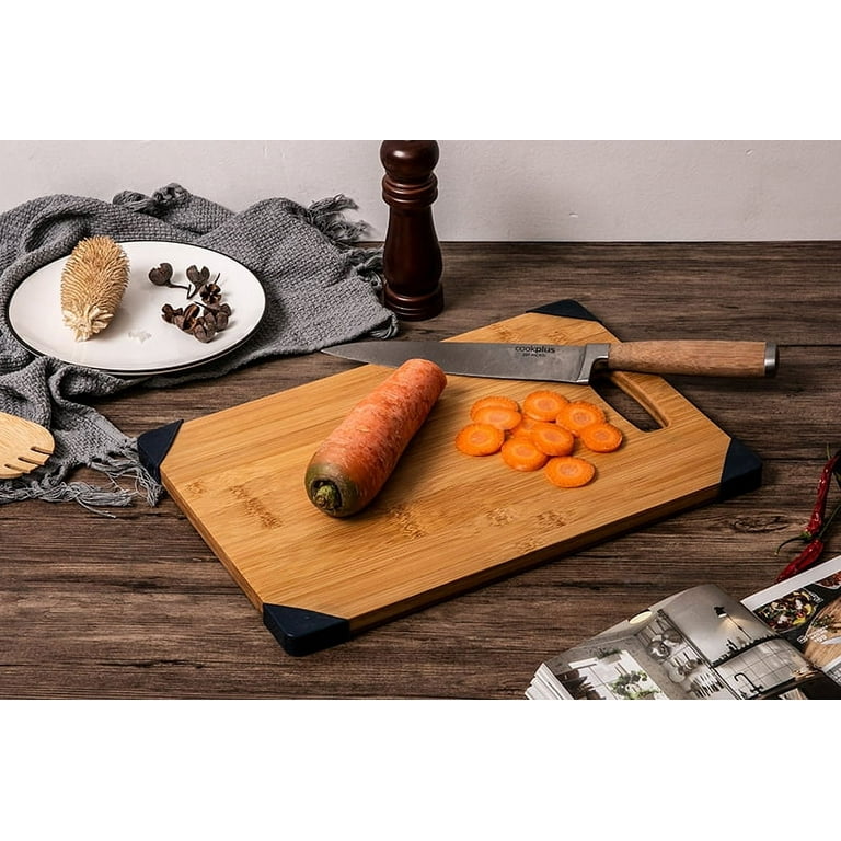 MainStay's 100% Bamboo Cutting Board Natural Antimicrobial Wont Dull Knife  NEW!
