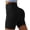 Black, variant on Women's Fitness Yoga Shorts High Waist Soft Spandex Riding Dance Volleyball Lift Activewear