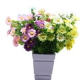 thumbnail image 2 of Yannee Artificial Daisies Flowers Outdoor UV Resistant 15 Heads Fake Foliage Greenery Faux Plants Silk Fake Flowers for Window Box Hanging Planter Farmhouse Indoor Outside Decor, 2 of 7