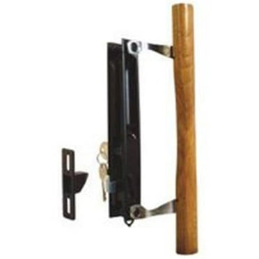 Door Handle Patio W/Lock Blk C 1032