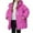 Purple, variant on Kiijoy Little Girls Down Coat Winter Warm Long Puffer Jacket Kids Casual Hooded Outerwear