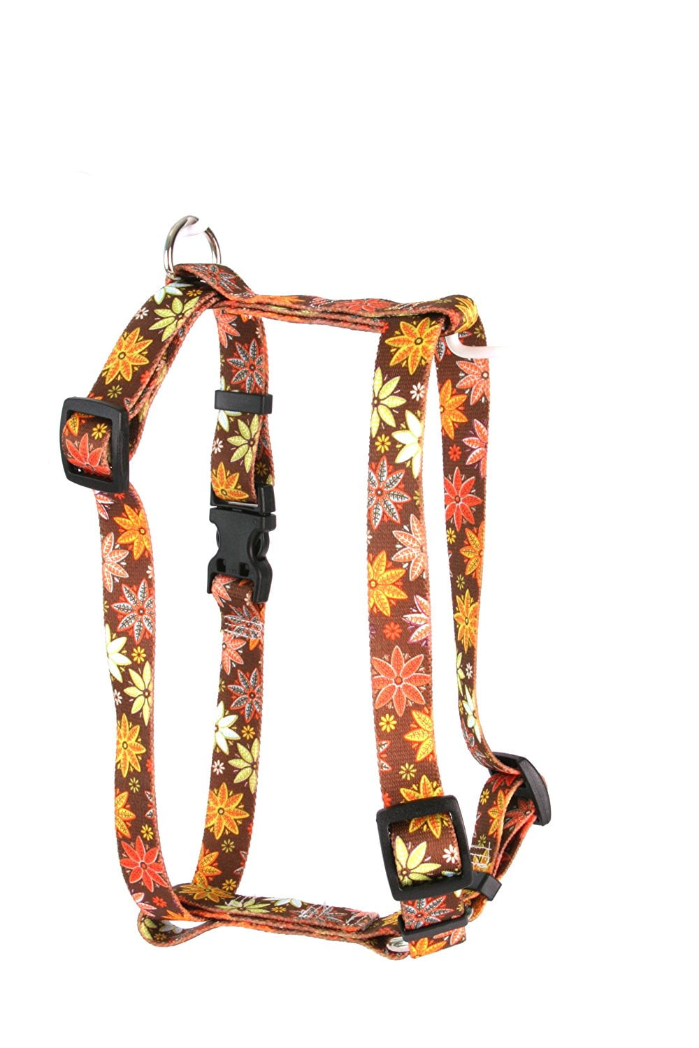 Yellow Dog Design Pet Harness, XSmall, Autumn Flowers