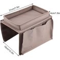 thumbnail image 2 of 1 Pcs Coffee Sofa Armrest Storage Hanging Bag, Remote Control Snack Storage Bag, Tray for Placing Items, 2 of 5