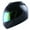 Glossy Black, variant on WOW Motorcycle Adult Full Face Helmet HJMCLS Glossy White