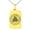 Gold, variant on Stainless Steel Norse Valknut Knot Viking Engraved Small Rectangle Dog Tag Charm Pendant Necklace