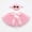 F, variant on 23Inch Goose Puffy Skirt Set, Rainbow Colors Tutu, Garden Porch Outfit for Pride Month, Fluffy Costume for Lawn Statue, Vibrant Outdoor Decor, No Goose