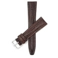 thumbnail image 1 of 18mm Womens', Lizard Style, Leather Watch Band Strap, Glossy, 1 of 7