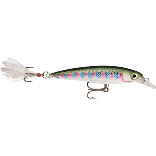 Rapala XRap 10 Jerkbait Fishing Lure 4" 7/16oz Rainbow Trout Walmart