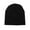 Black, variant on Plain Beanie (Multiple Colors) - Black