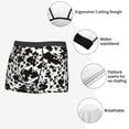 thumbnail image 3 of Honeii Cow Skin 1 Men's Underwear Boxer Briefs Pack, ComfortSoft Boxer Brief for Men, Moisture-Wicking Breathable-Large, 3 of 5