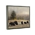 thumbnail image 3 of Stupell Industries Grazing Bison Rural Grassland Meadow Panoramic Scene Photograph Luster Gray Floating Framed Canvas Print Wall Art, Design by Danita Delimont, 3 of 6