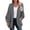 Dark Gray, variant on Ediodpoh Women Casual Solid Crochet Sweater Cardigan Loose Long Sleeve Pocket Long Coat Cardigan Sweaters for Women Green L
