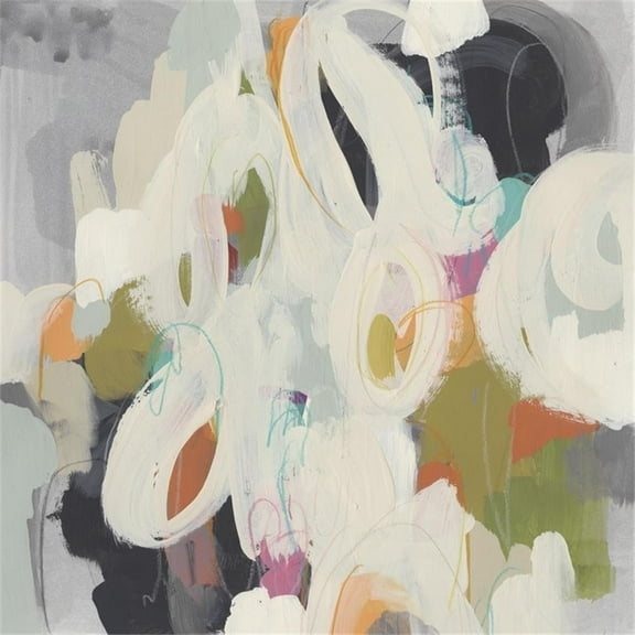 Giant Art 54x54 Parsing Prose IV Fine Art Giant Canvas Print in Multi-Color