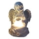 thumbnail image 2 of Estatua de ala de ángel sentado de resina, lámpara Solar de arte, adorno de jardín, decoración del hogar (niña) Ehuebsd Libre de BPA, 2 of 8