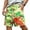 Fluorescent Green, variant on Mens Swim Trunks Men's New Loose Mesh Beach Printed Casual Drawstring Shorts Breathable Resort Print Crop Pants with Elastic Waist Quick-Dry Swim Trunks for Vacation Travel Multicolor M