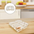 thumbnail image 3 of AURARMLET Clear Acrylic Fruit Platter Tray with Compartments Versatile Snack Serving Display, 3 of 7