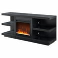 thumbnail image 5 of Evelyn&Zoe Maya Rectangular TV Stand with Crystal Fireplace for TV's up to 65", Black Grain, 5 of 7