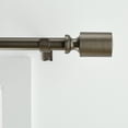 thumbnail image 6 of Better Homes & Gardens Flare 1" Diameter 42"-120" Curtain Rod Set, Pewter, 6 of 8