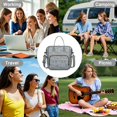thumbnail image 7 of Blue Christmas Snowflake Pattern Womens Lunch Box for Work,Insulated Large Lunch Bag for Tween and Teen,Loncheras Para Mujer,Leakproof Adult Lunch Bag for Work,Beach,Travel,Picnic,Camping, 7 of 7