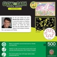 thumbnail image 4 of Glow in the Dark - Rainbow World 500 Piece Puzzle, 4 of 4
