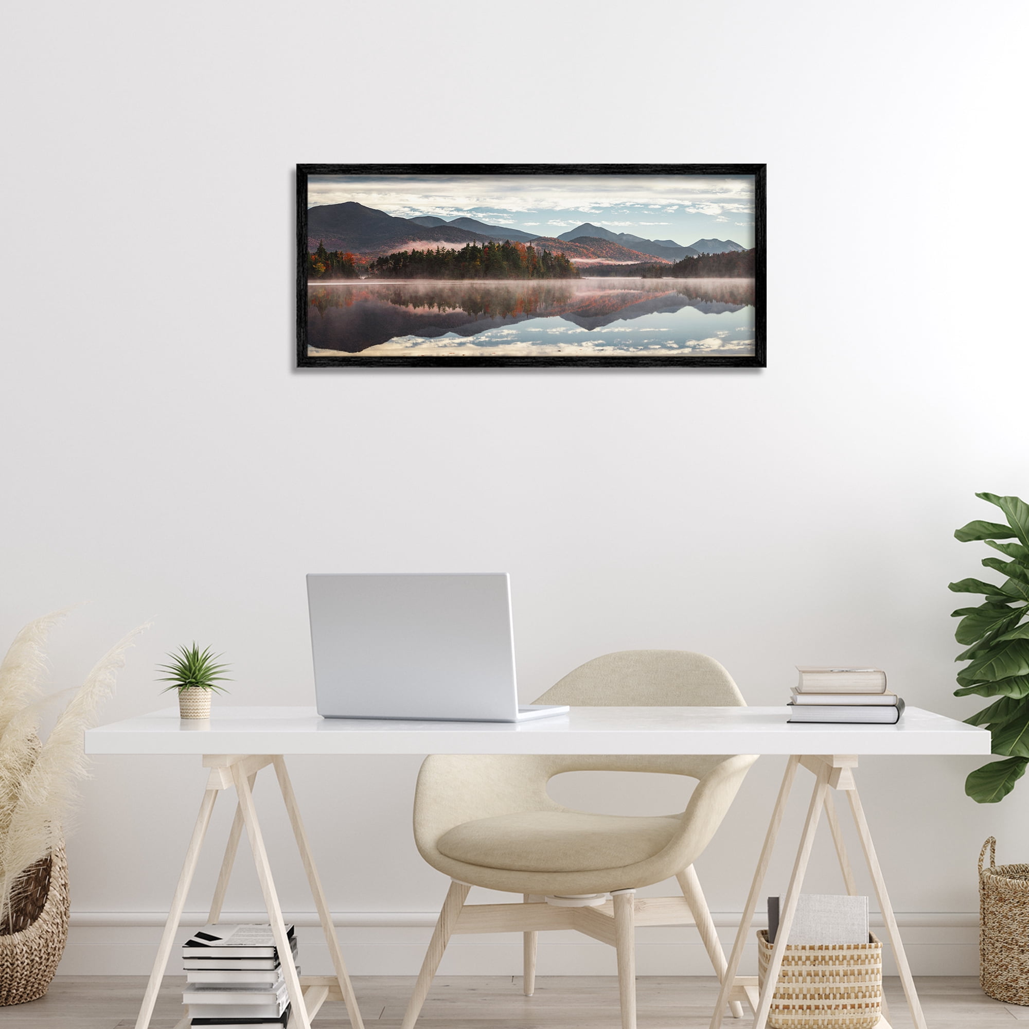 Stupell Industries Panoramic View From Boreas Ponds Black Framed Giclee Art, design by Jonathan Zaharek