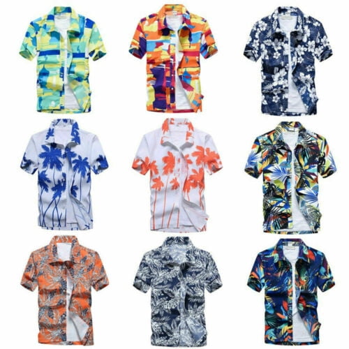 walmart hawaiian shirts men