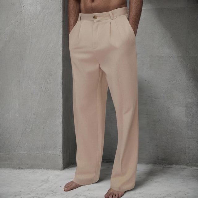 Pantalones largos para hombre, lisos, informales, con múltiples bolsillos y botones, para exteriores, rectos, para fitness, cargo, poliéster