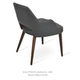 thumbnail image 4 of SABRINA ARMCHAIR - PPM-FR GREY (Antharice - 660) BEECH WOOD WALNUT FINISH LEGS, 4 of 4