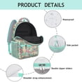 thumbnail image 4 of Golden Retriever Dog and Flowers Backpack for School,Cute School Bag,Schoolbag with Adjustable Shoulder Straps & Padded Back,15.3"x11"x6.7", 4 of 6