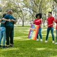 thumbnail image 2 of SHISUYAN Rectangular Rainbow Color Flag Polyester Garage 1Pack 58.95x35.37in, 2 of 9