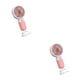 thumbnail image 1 of Injueey Mini ventilador de mano Ventiladores de aire para dormir Soporte portátil para teléfono fresco Rosa Rosa 2piezas Injueey CBP211473, 1 of 6