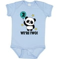 thumbnail image 3 of Inktastic Twins 2nd Birthday Panda Boys or Girls Baby Bodysuit, 3 of 5