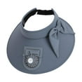 thumbnail image 1 of Sombrero de ventilador de enfriamiento sombrero de playa de borde ancho para caminatas deportes para campamento de campamento ciclismo Gris oscuro, 1 of 10