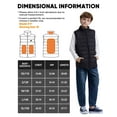 thumbnail image 6 of ORRNIKKO Kids' Heated Vest with Battery Pack – Lightweight Electric Vest for Boys & Girls (Black,S), 6 of 6
