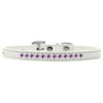 thumbnail image 5 of Dog, Puppy  Pet Fashion Collar, "Purple Crystal Rimsets", 5 of 8