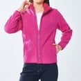 thumbnail image 3 of Baberdicy Cardigan Sweaters for Women Men and Women Can Wear Shake Fleece Coral Fleece Fleece Jacket Jacket Women Men Outdoor Warm Padded Thick Two Sides Wear Fleece Rushing Jacket Liner Hot Pink, 3 of 8