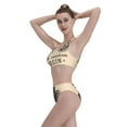 thumbnail image 6 of Picia Let The Adventure Begin Women's High Waisted Bikini Scoop Neck Swimsuit Two Pieces Bathing Suit-Medium, 6 of 8