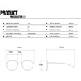 thumbnail image 5 of Lunettes de Soleil D'Extérieur Mode pour Hommes et Femmes à Petite Monture (Couleur : D, Taille : 1), 5 of 5