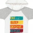 thumbnail image 4 of Inktastic Skydiving Eat Sleep Skydive Repeat Boys or Girls Baby Bodysuit, 4 of 5