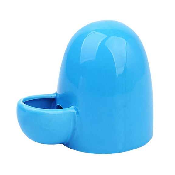 HEMOTON 200ml Automatic Small Pet Water Dispenser Feeder Ceramic Bowl for Hamsters and Small Animals