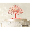 thumbnail image 1 of Custom Wedding Cake Toppers Personalized First And Last Name Initial Cake Topper Color Option Available 6-7 Inches Wide, 1 of 1