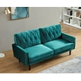 thumbnail image 5 of US Pride Furniture Feemster 69.3'' Velvet Square Arm Sofa for Living Room, Green, 5 of 5
