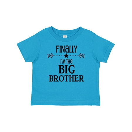 

Inktastic Finally I m the Big Brother Gift Baby Boy T-Shirt