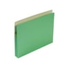 Smead 1 3/4" Exp Colored File Pocket Straight Tab Letter Green 73216