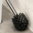 thumbnail image 6 of Modern Toilet Brush with Detachable Long Handle | Aluminum Alloy Toilet Bowl Cleaner | Soft Rubber Bristles for No-Scratch Cleaning | Compact Design with Storage Base | 1-Piece Bathroom Cleaning Tool, 6 of 6