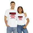 thumbnail image 4 of DJH Apparel | Warning Entering Mental Pause Funny Comical Unisex T-shirt, 4 of 4