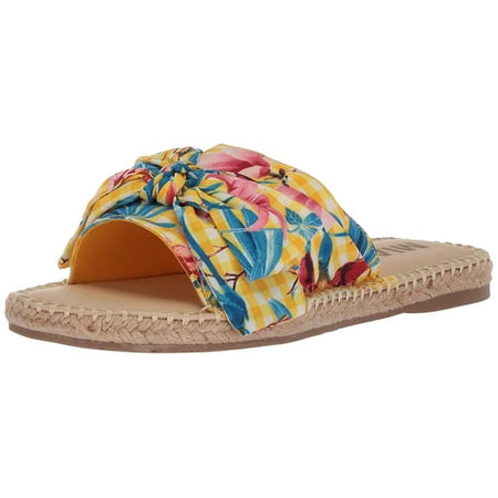 Mia Womens Brenda Fabric  Open Toe Casual Slide  Sandals  